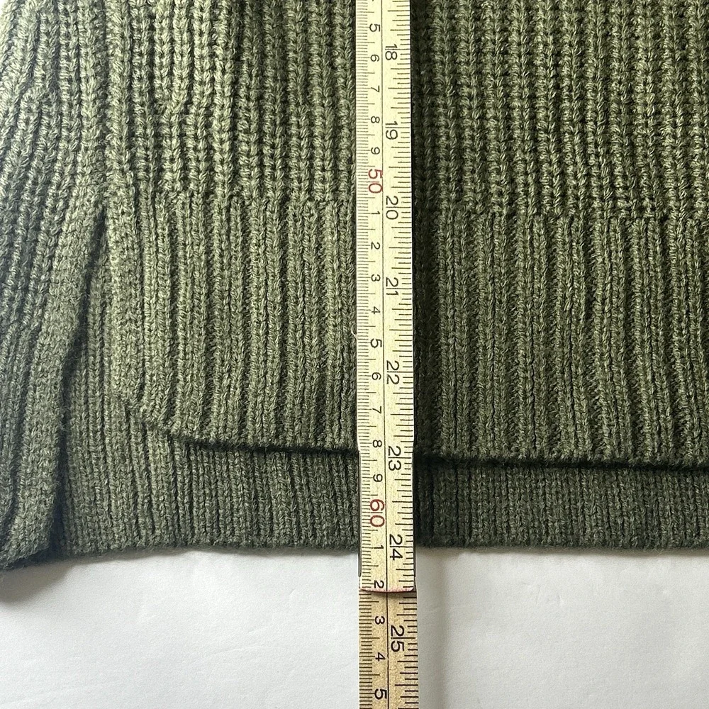 NWT SO Essential Acrylic Crewneck Pullover Sweater Women's Size XS Forest Green